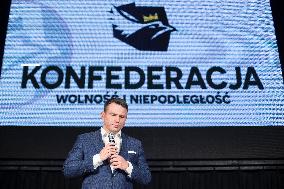 Election Night Of Konfederacja Party In Warsaw