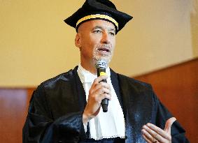 Luca Parmitano Receives Honorary Degree From University of Messina