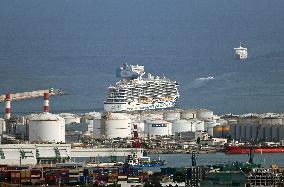 Divers ships in the port of Barcelona