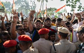 Indian Youth Congress Protest In India