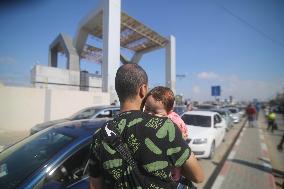 MIDEAST-GAZA-RAFAH-PALESTINIAN-ISRAELI CONFLICT-BORDER CROSSING-CLOSING