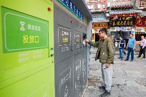 A Household Waste Sorting Box in Jinan