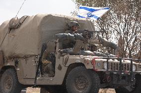 ISRAEL-GAZA BORDER-MASSIVE GROUND OPERATION-PREPARATIONS