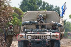 ISRAEL-GAZA BORDER-MASSIVE GROUND OPERATION-PREPARATIONS