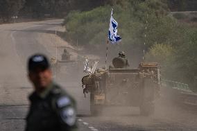 ISRAEL-GAZA BORDER-MASSIVE GROUND OPERATION-PREPARATIONS