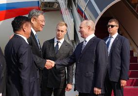 (BRF2023)CHINA-BEIJING-BELT AND ROAD FORUM-RUSSIAN PRESIDENT-ARRIVAL (CN)