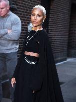 Jada Pinkett Smith At Late Show With Stephen Colbert - NYC