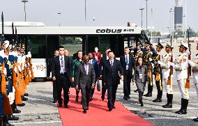(BRF2023)CHINA-BEIJING-BELT AND ROAD FORUM-MOZAMBICAN PM-ARRIVAL (CN)