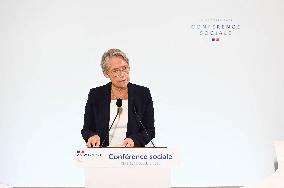 Social Conference With Unions - Paris