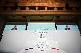Social Conference With Unions - Paris