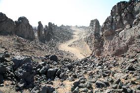 Volcanic Landforms in Hami