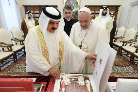 Pope Francis Meets King Of Bahrain Hamad Bin Isa Al Khalifa - Vatican