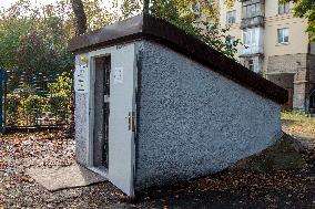 Bomb shelter at Kyiv preschool