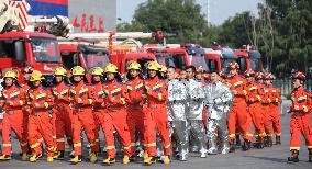 Chemical Fire Rescue Drill in Huai 'an