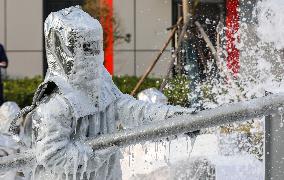 Chemical Fire Rescue Drill in Huai 'an