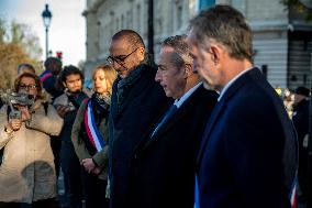 Commemoration of the 62nd anniversary of the victims of October 17 - Paris