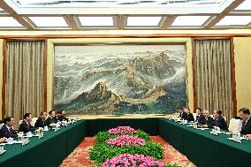 (BRF2023)CHINA-BEIJING-ZHAO LEJI-VIETNAM-PRESIDENT-MEETING (CN)
