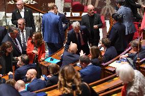 Questions To The Government At The National Assembly - Paris