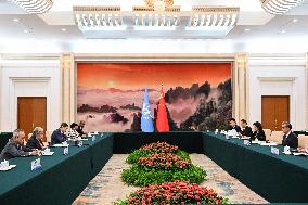 CHINA-BEIJING-WANG YI-UN CHIEF-MEETING (CN)