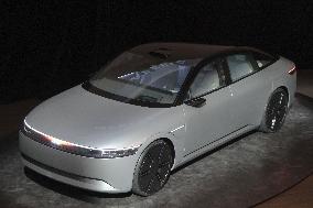 Sony-Honda venture unveils new EV prototype