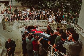 Funeral In Eastern Nablus - West Bank