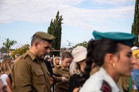 Funeral Of Five Family Members - Israel