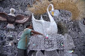 Preparation Of Durga Puja Festival In India