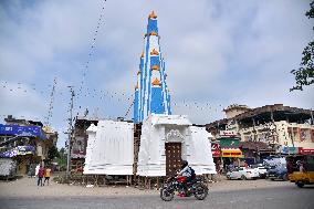 Preparation Of Durga Puja Festival In India