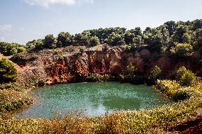 Bauxite Quarry In Otranto, Italy