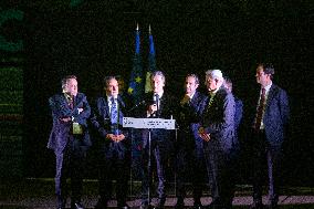 Gerald Darmanin At Val De Marne's Jewish Communities Council Dinner - Creteil