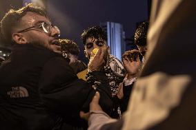 Protest Over Strike On Hospital in Gaza - Istanbul