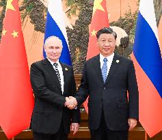 (BRF2023)CHINA-BEIJING-XI JINPING-RUSSIA-PRESIDENT-TALKS (CN)