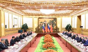 (BRF2023)CHINA-BEIJING-XI JINPING-RUSSIA-PRESIDENT-TALKS (CN)