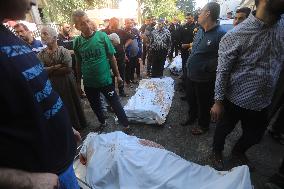 Aftermath Of Ahli Arab Hospital Blast In Gaza, Palestine