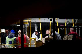 Russian missile attack on Zaporizhzhia