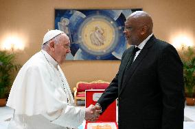 Pope Francis Receives King Of Lesotho - Vatican