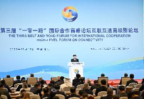 (BRF2023)CHINA-BEIJING-BELT AND ROAD FORUM-HIGH-LEVEL FORUM ON CONNECTIVITY (CN)