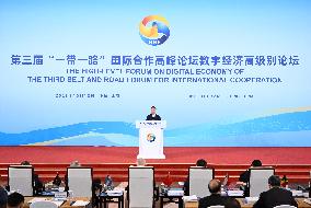 (BRF2023)CHINA-BEIJING-BELT AND ROAD FORUM-HIGH-LEVEL FORUM ON DIGITAL ECONOMY (CN)