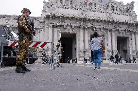 Security Measures Around The Sensitive Places - Milan