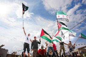 Pro Palestine Rally In Syria