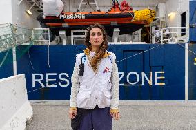 The Migrant Rescue Vessel, Geo Barents, Has Arrived And Docked In Genoa.
