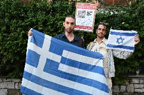 Pro-Israel Protest In Athens, Greece
