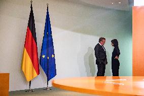 German Government meets for a Security Cabinet in Berlin