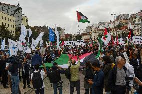 Demonstration "End The Aggression On Gaza, Peace In The Middle East".