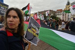 Demonstration "End The Aggression On Gaza, Peace In The Middle East".