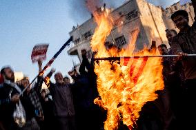 People In Tehran Hold Gathering To Show Support For Gaza