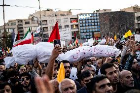 People In Tehran Hold Gathering To Show Support For Gaza