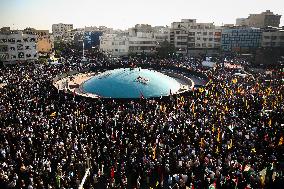 People In Tehran Hold Gathering To Show Support For Gaza