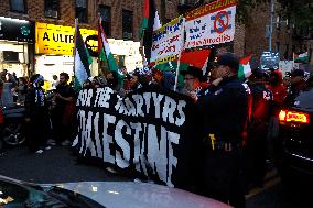 Demonstration In Support Of Palestine In New York City