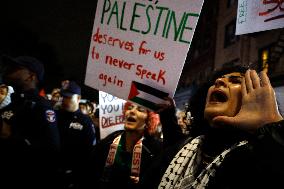 Demonstration In Support Of Palestine In New York City